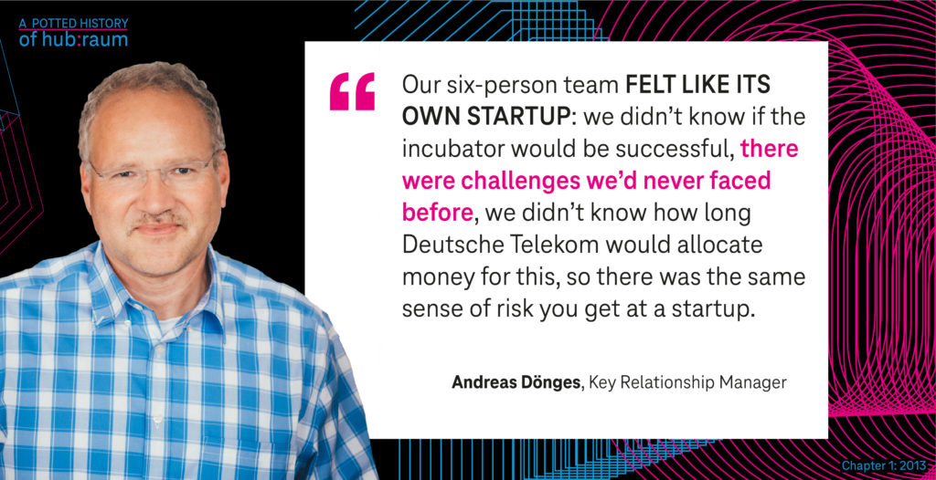 "Our six-person team felt like its own startup" Andreas Donges