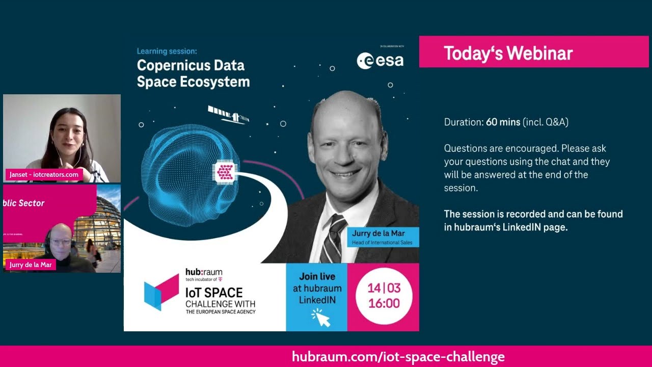 Copernicus Data Space Ecosystem - IoT Space Challenge Learning Session