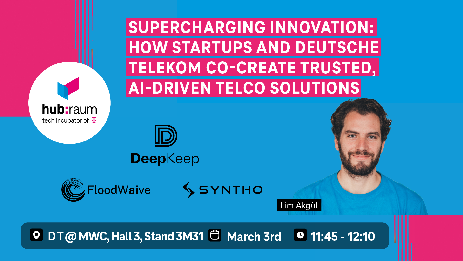 Startup Pitches on Deutsche Telekom's Stage